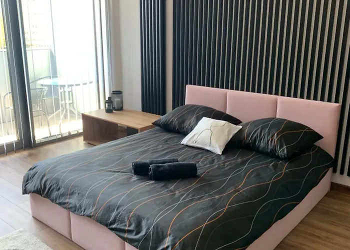 Hanza Tower De Lux Black Apartment Szczecin